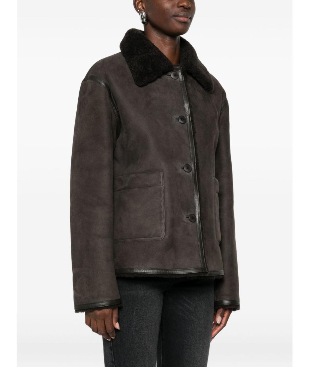 CLOSED Серая дубленка, фото 4