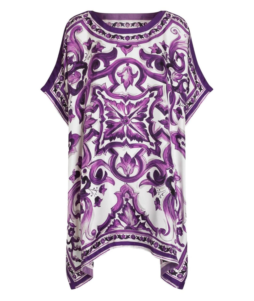 DOLCE&GABBANA Мульти шелковое парео, фото 1