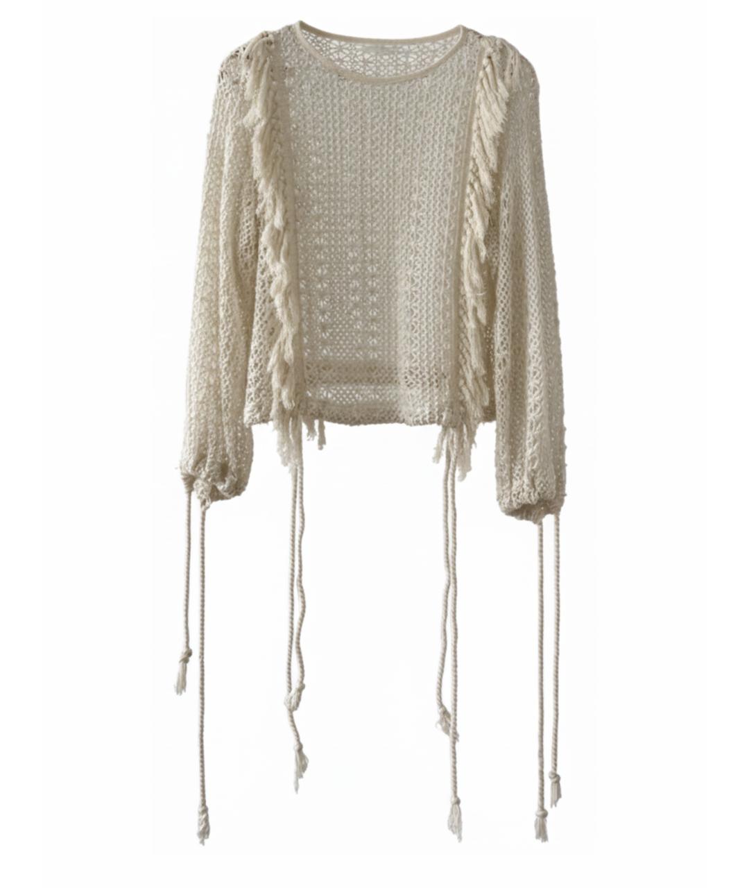 SEE BY CHLOE Бежевая хлопковая блузы, фото 1