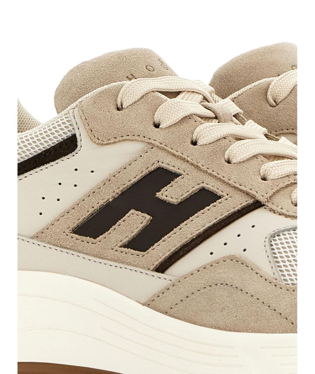 HOGAN Бежевые высокие кроссовки / кеды, фото 6