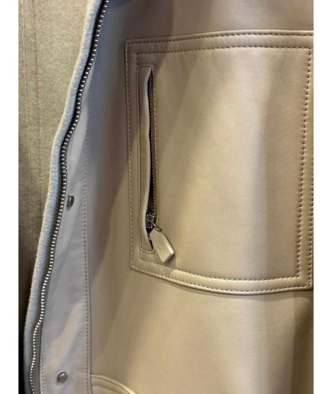 LORO PIANA Бежевая шерстяная куртка, фото 4