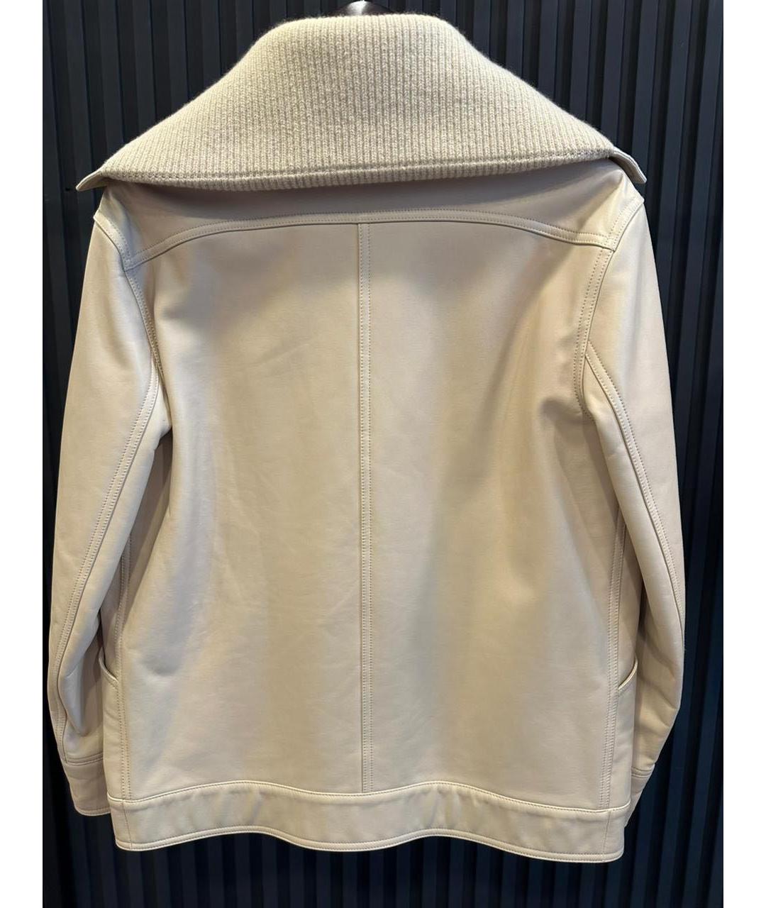 LORO PIANA Бежевая шерстяная куртка, фото 2