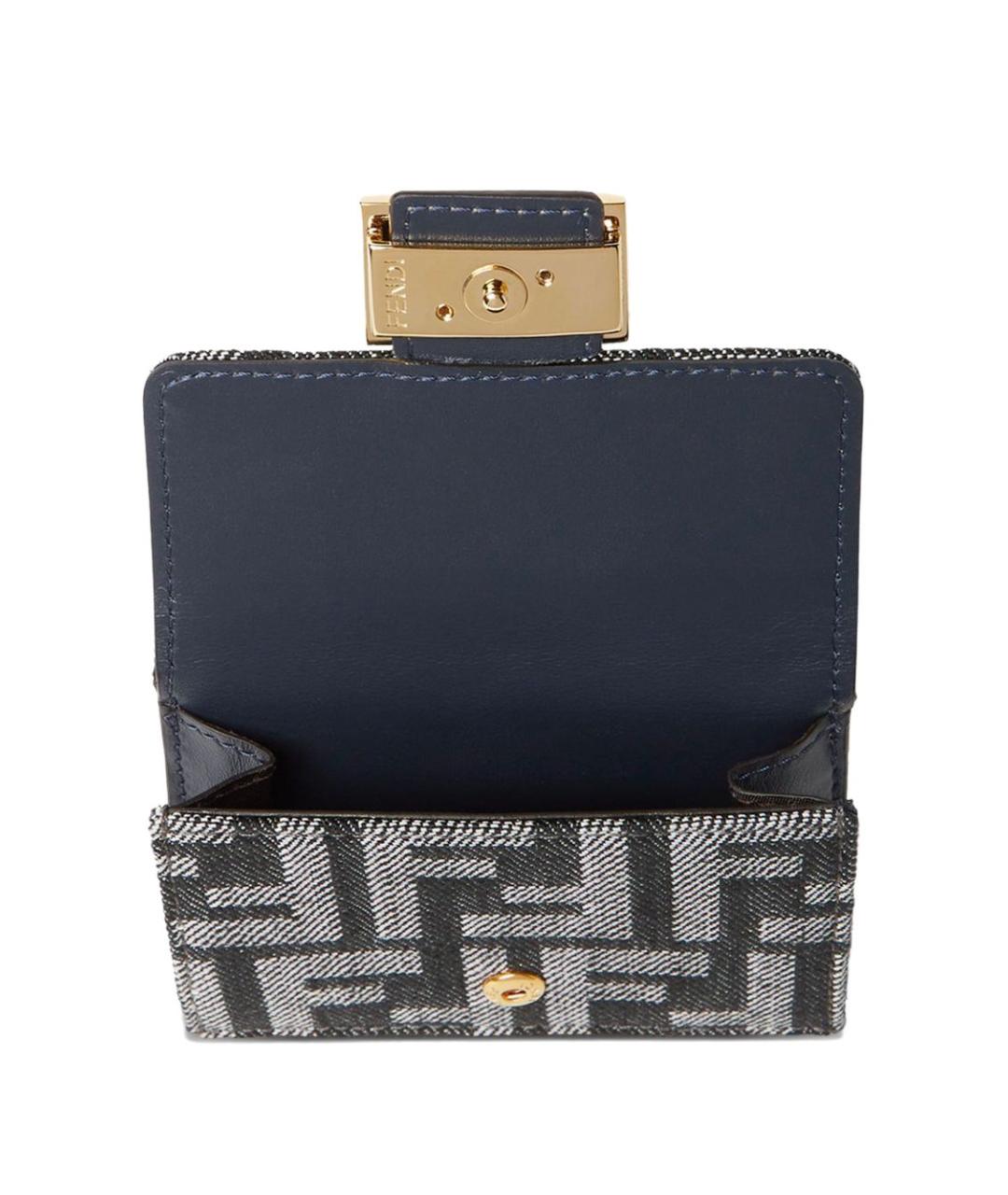 FENDI Синий кошелек, фото 2