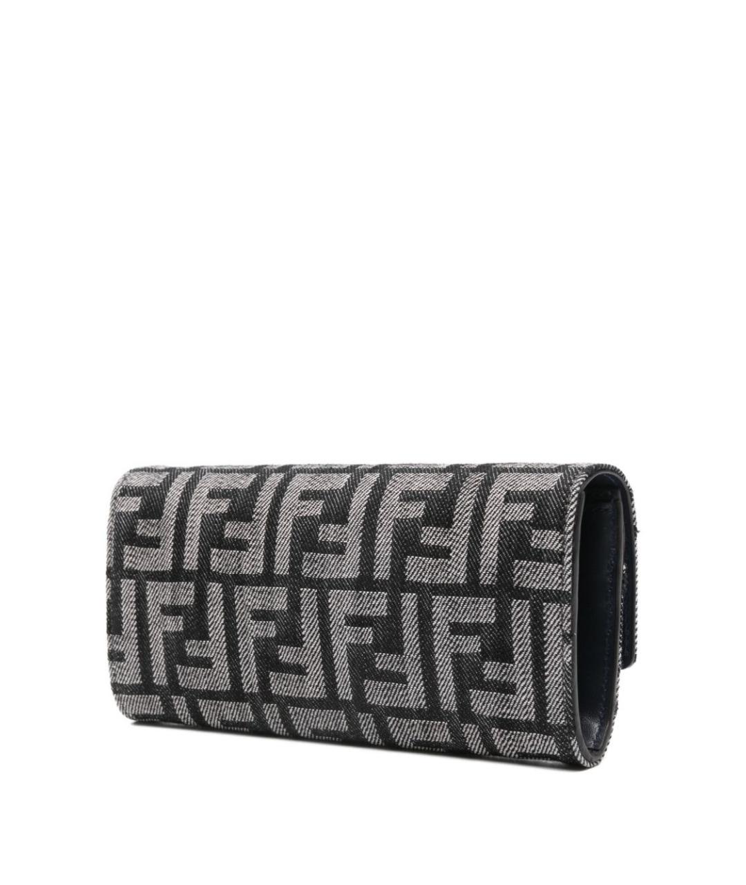 FENDI Синяя тканевая сумка через плечо, фото 4