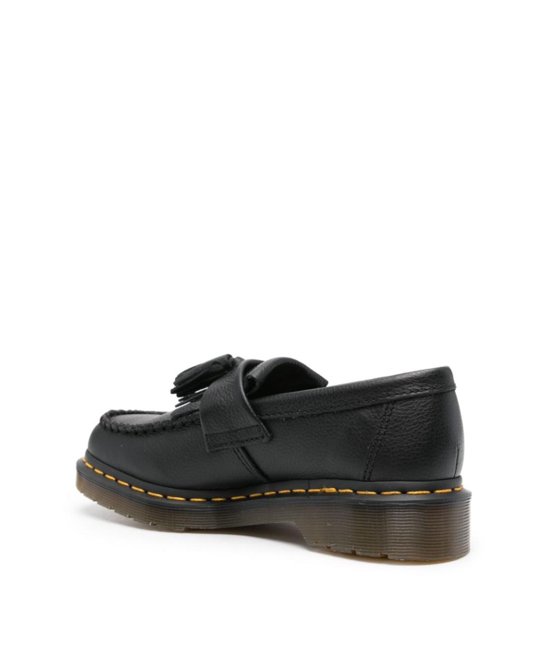 DR. MARTENS Черные кожаные лоферы, фото 4