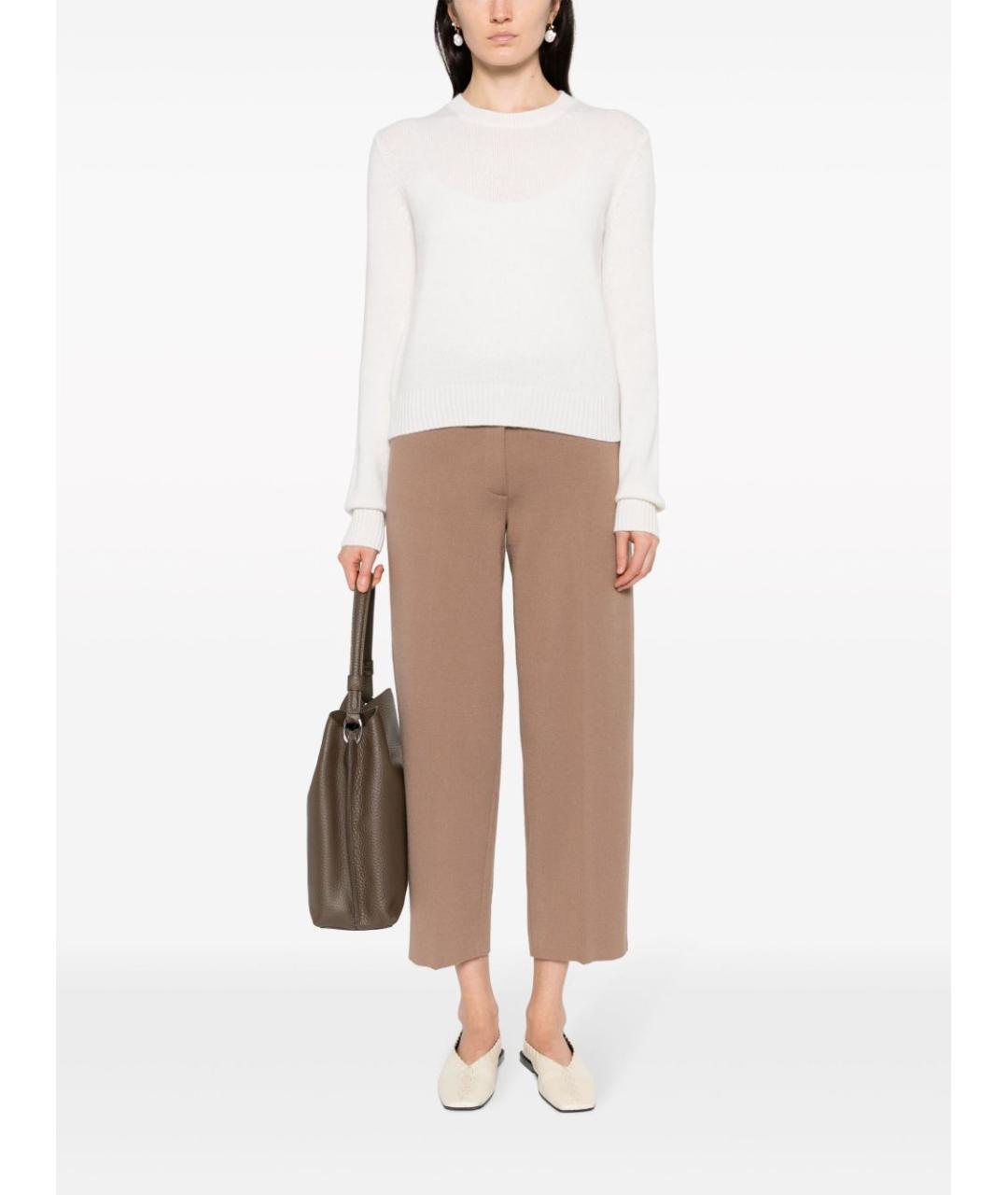 LISA YANG Белый кашемировый джемпер / свитер, фото 3