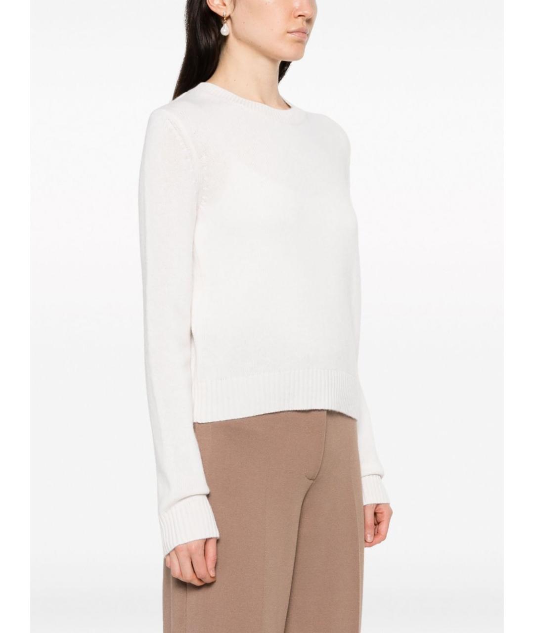 LISA YANG Белый кашемировый джемпер / свитер, фото 4