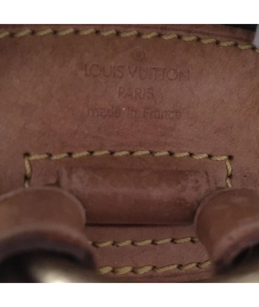 LOUIS VUITTON Коричневый кожаный рюкзак, фото 7