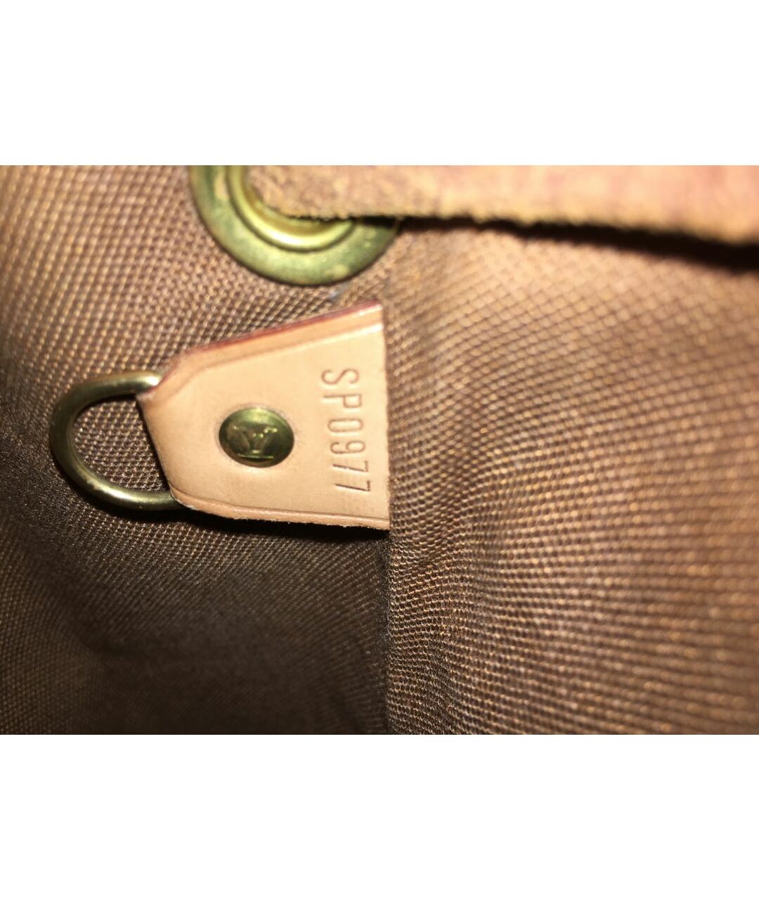 LOUIS VUITTON Коричневый кожаный рюкзак, фото 5