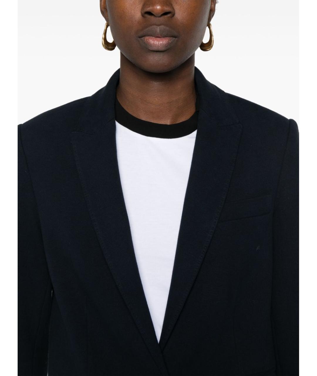 CIRCOLO 1901 Синий хлопковый жакет/пиджак, фото 2