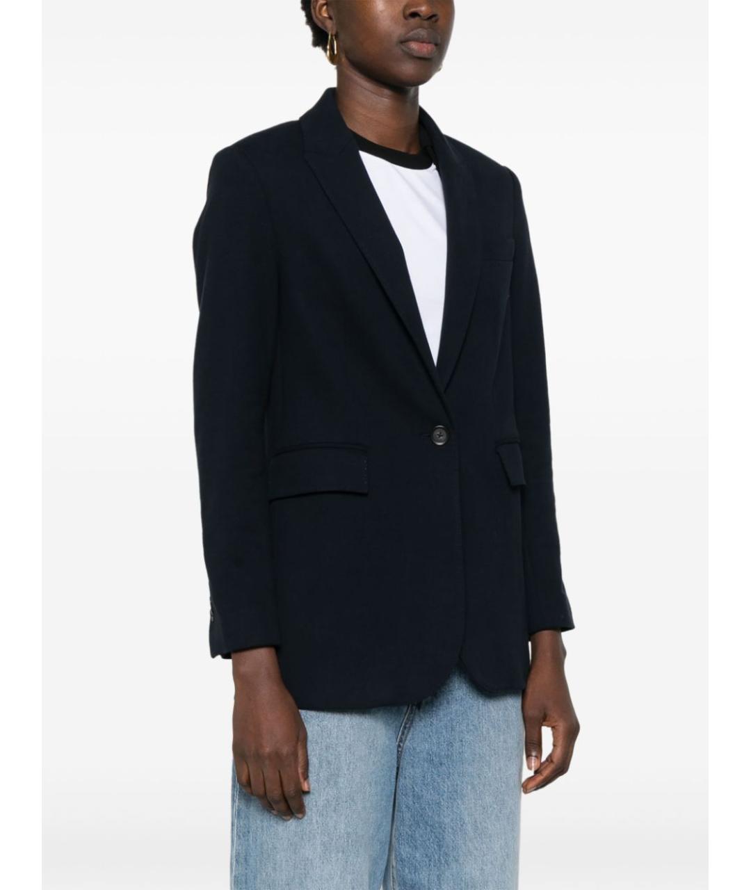 CIRCOLO 1901 Синий хлопковый жакет/пиджак, фото 4