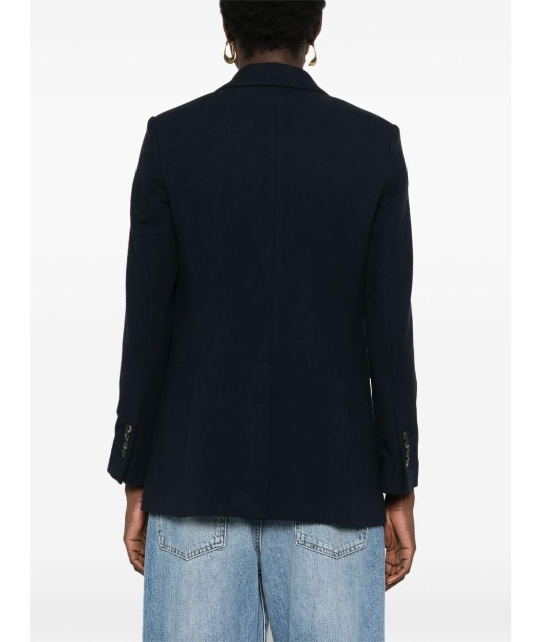 CIRCOLO 1901 Синий хлопковый жакет/пиджак, фото 3