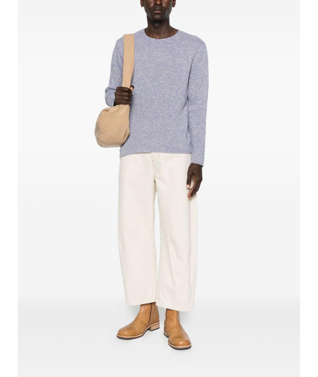 AURALEE Голубой шерстяной джемпер / свитер, фото 2