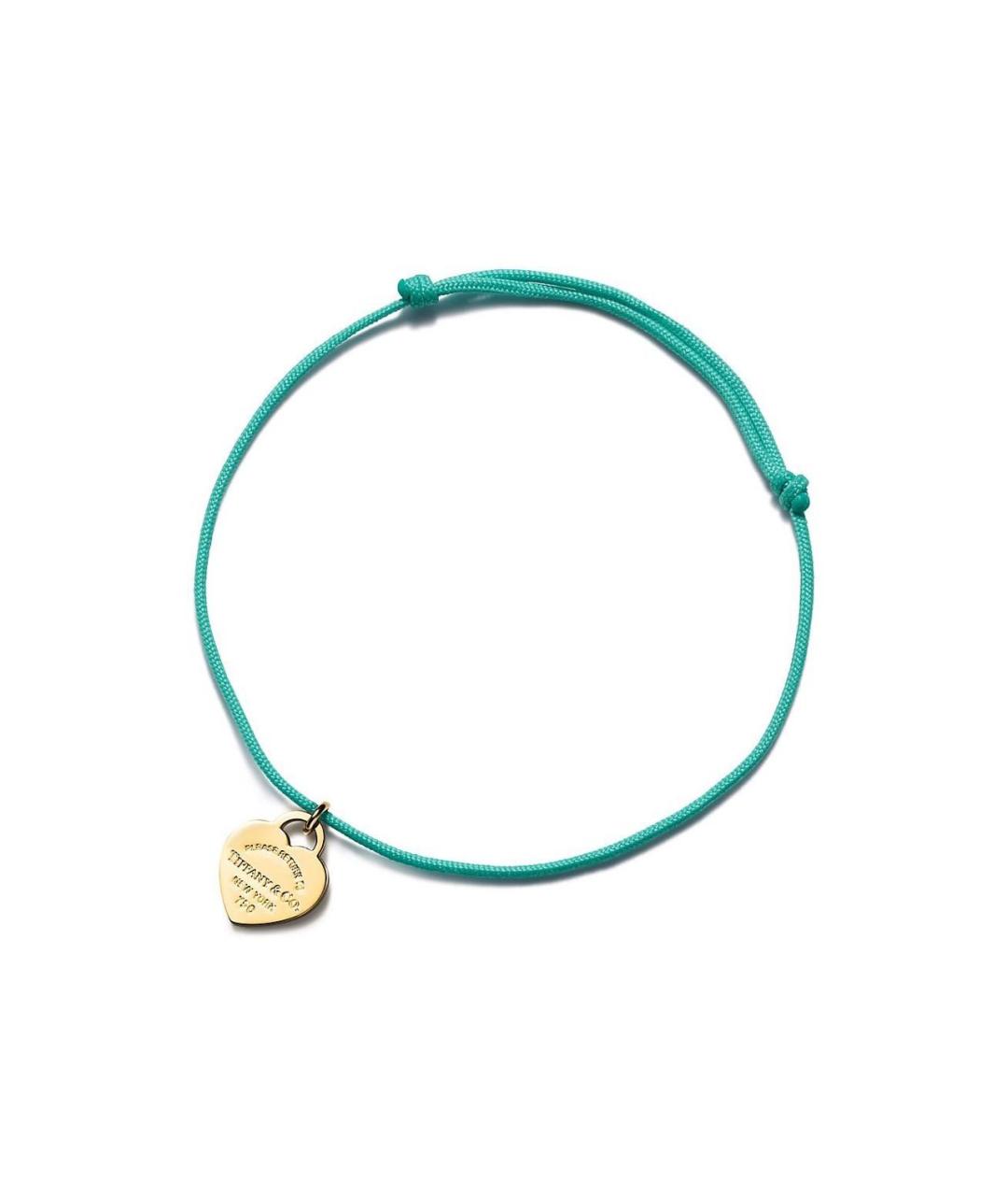 TIFFANY&CO Бирюзовый браслет из желтого золота, фото 1