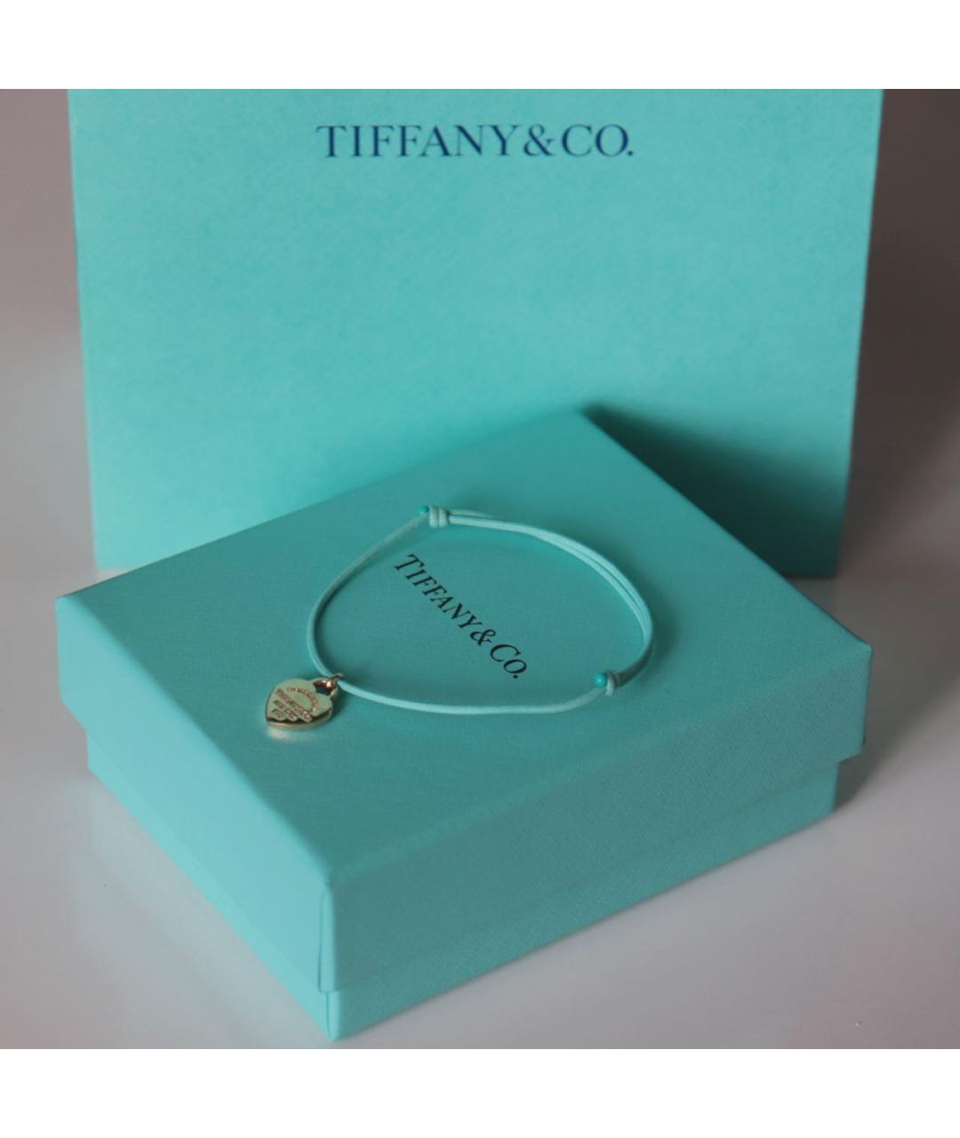 TIFFANY&CO Бирюзовый браслет из желтого золота, фото 6