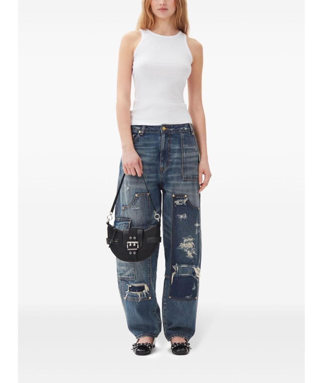 GANNI Черная сумка через плечо, фото 4