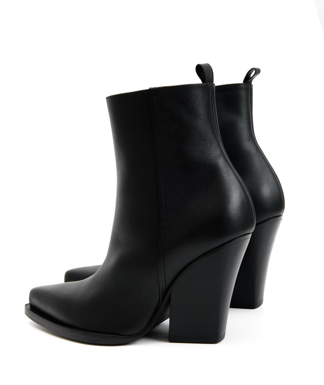 MAGDA BUTRYM Черные кожаные ботильоны, фото 3