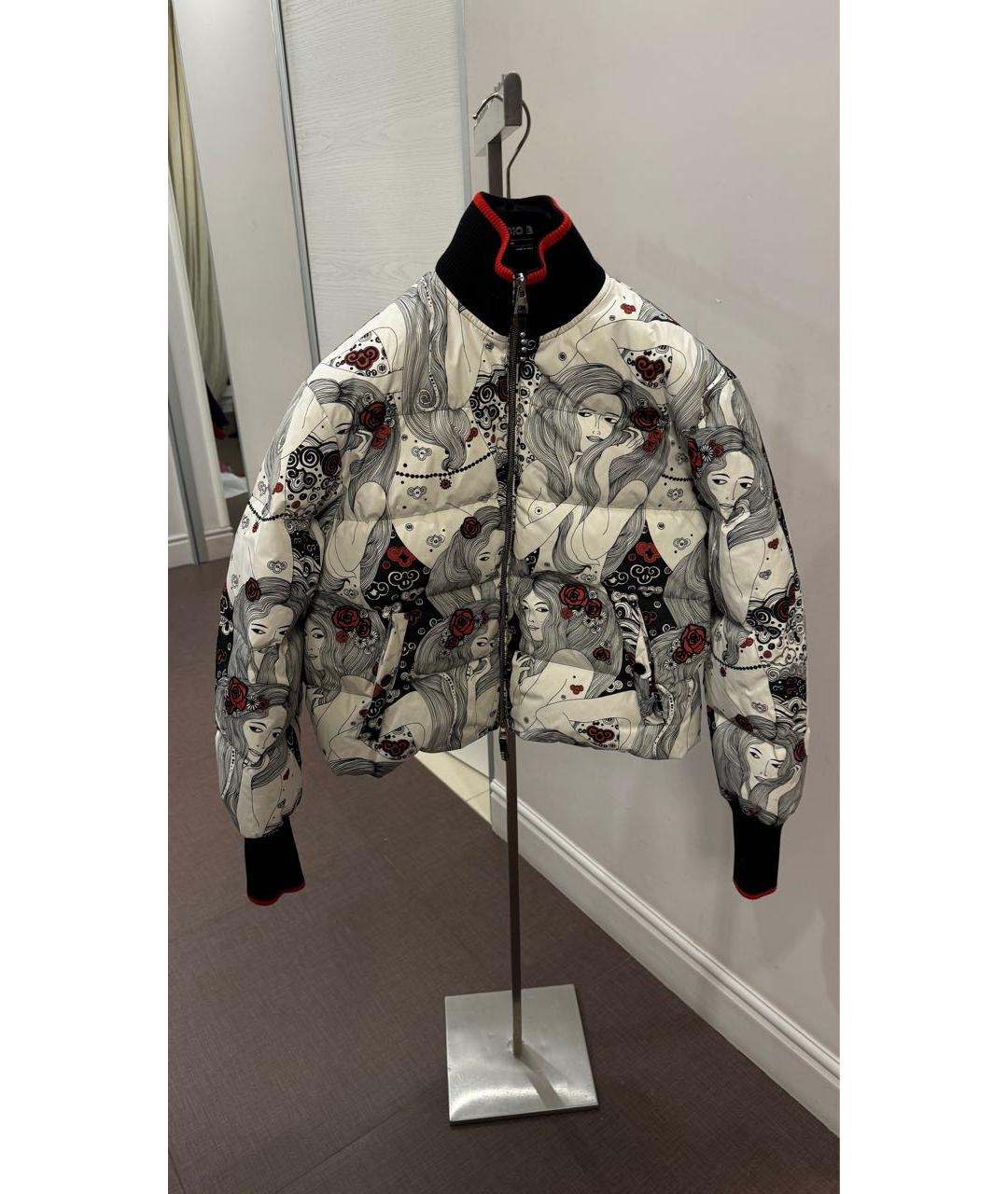 ALEXANDER MCQUEEN Белый полиамидовый пуховик, фото 9