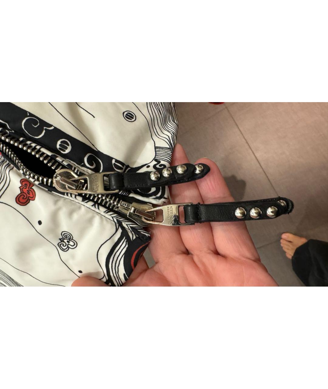 ALEXANDER MCQUEEN Белый полиамидовый пуховик, фото 3