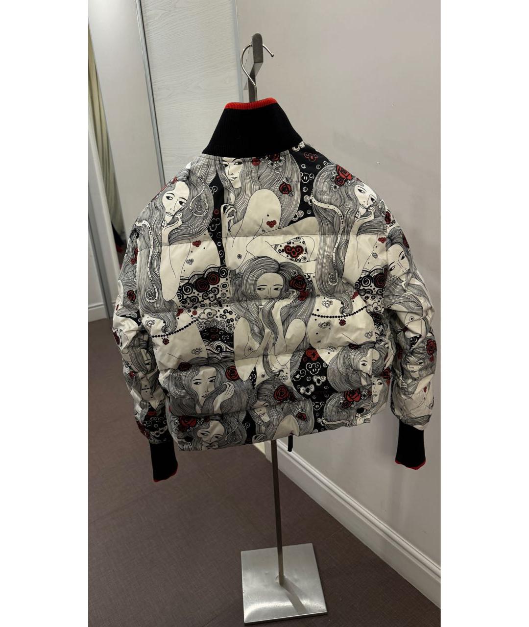 ALEXANDER MCQUEEN Белый полиамидовый пуховик, фото 2