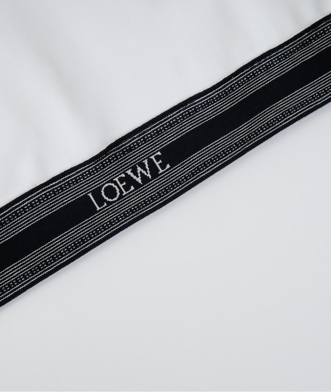 LOEWE Белая вискозная майка, фото 4