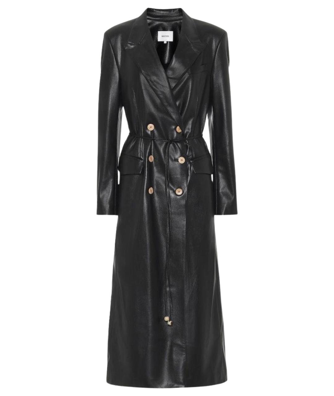 NANUSHKA Черный полиэстеровый тренч/плащ, фото 1