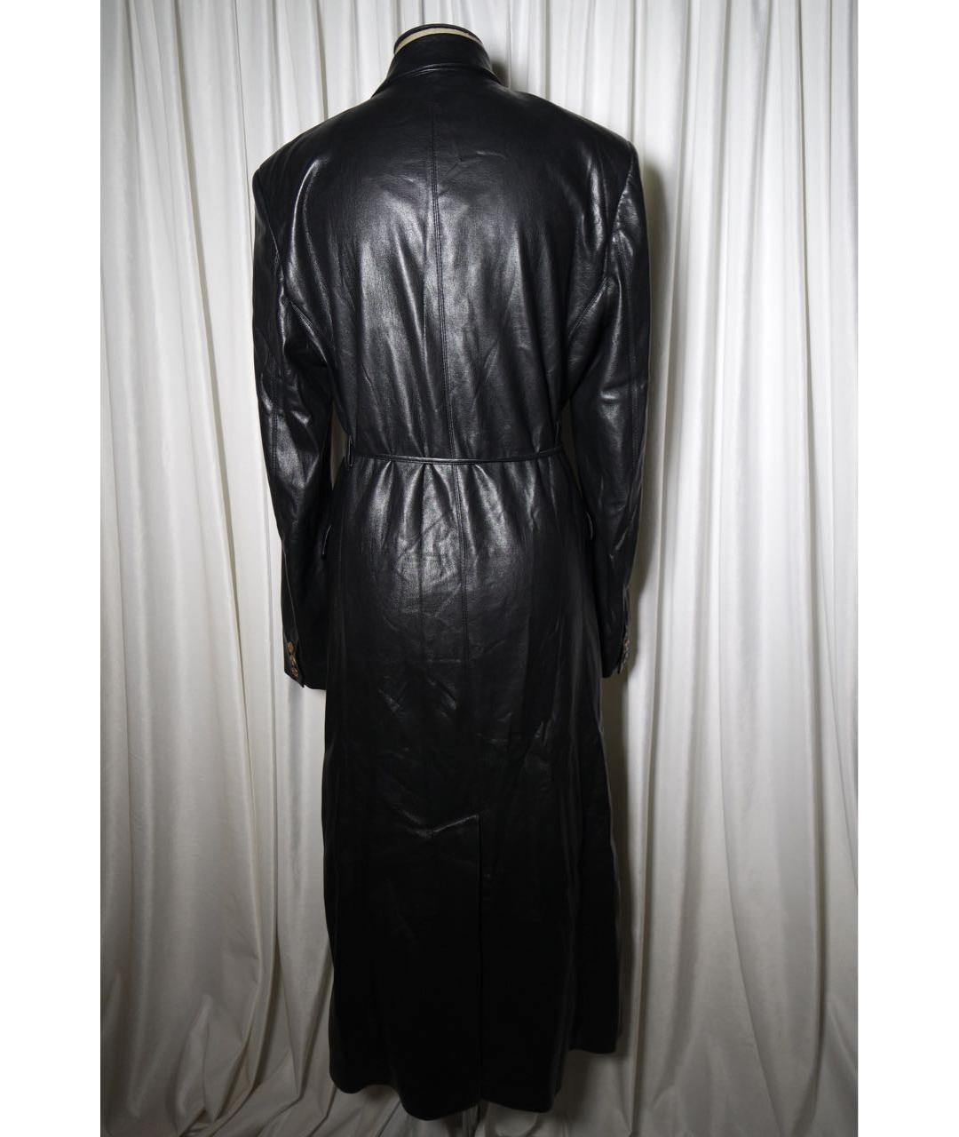 NANUSHKA Черный полиэстеровый тренч/плащ, фото 4