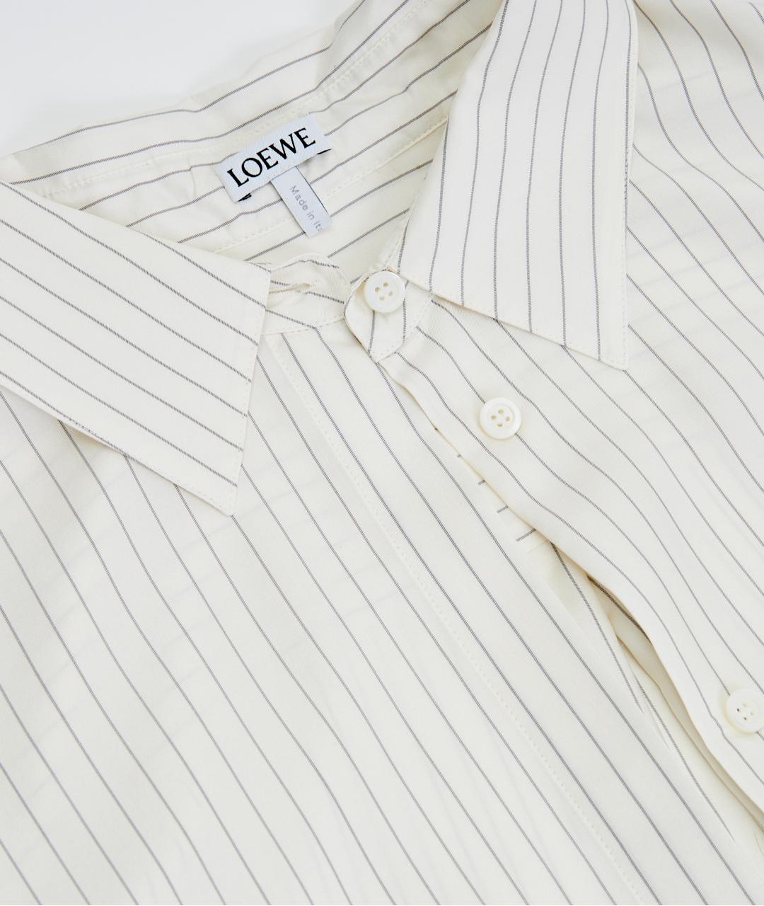 LOEWE Бежевая хлопковая блузы, фото 4