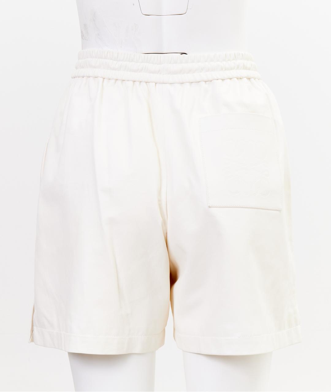 LOEWE Белые вискозные шорты, фото 2