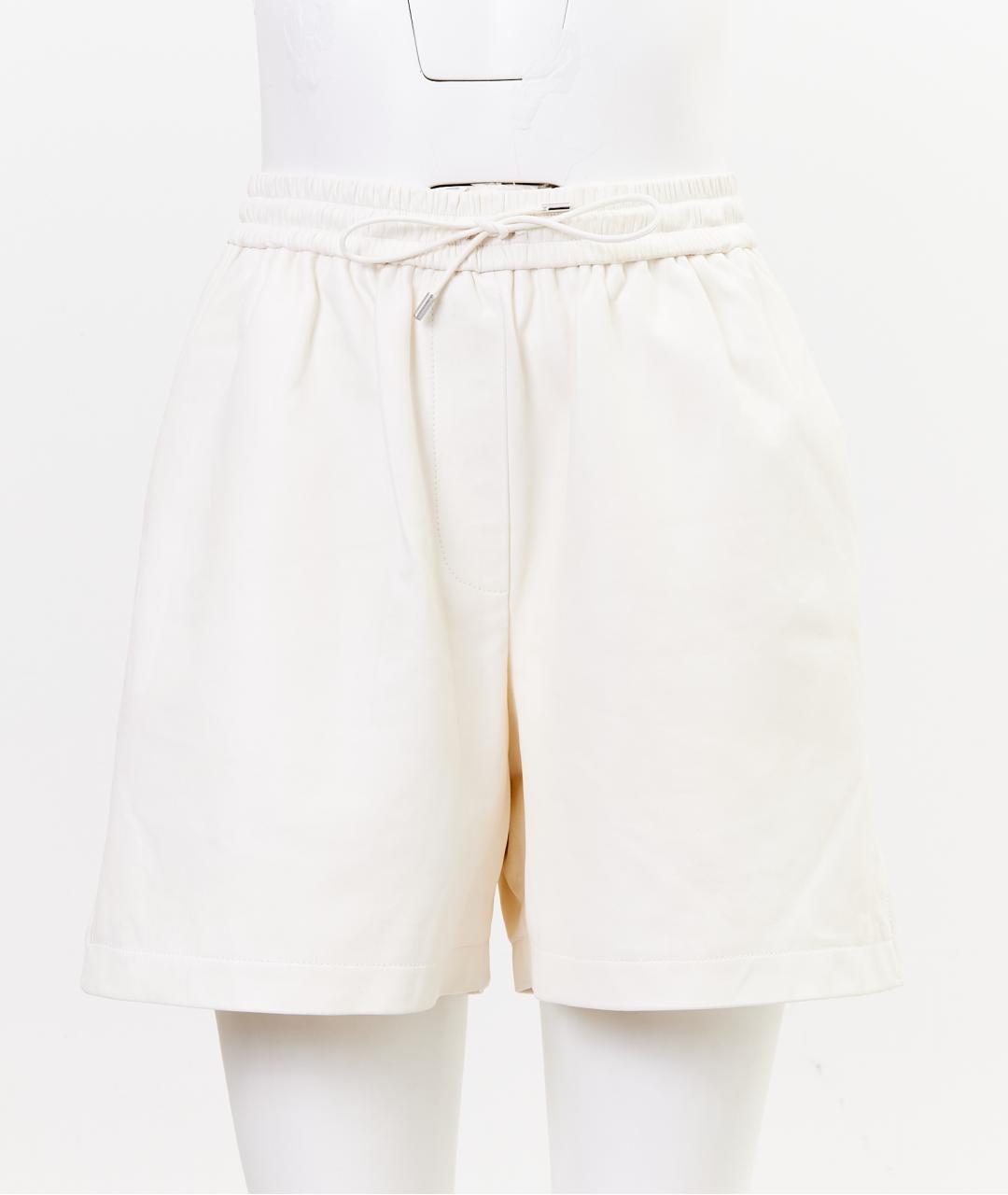 LOEWE Белые вискозные шорты, фото 7