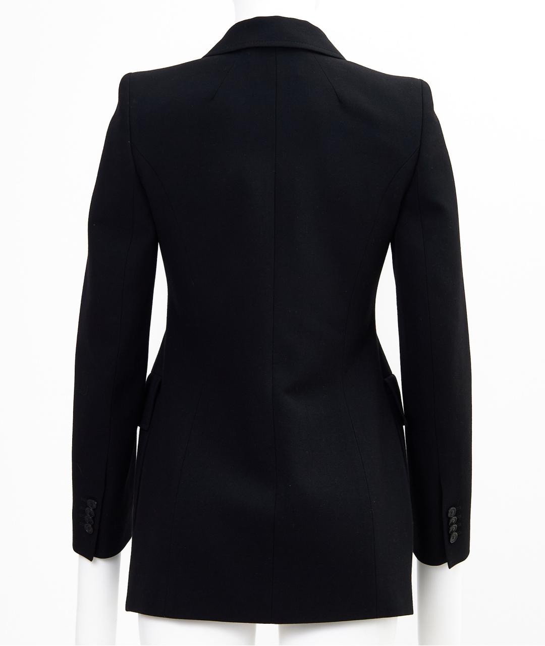 BALENCIAGA Черный шерстяной жакет/пиджак, фото 2