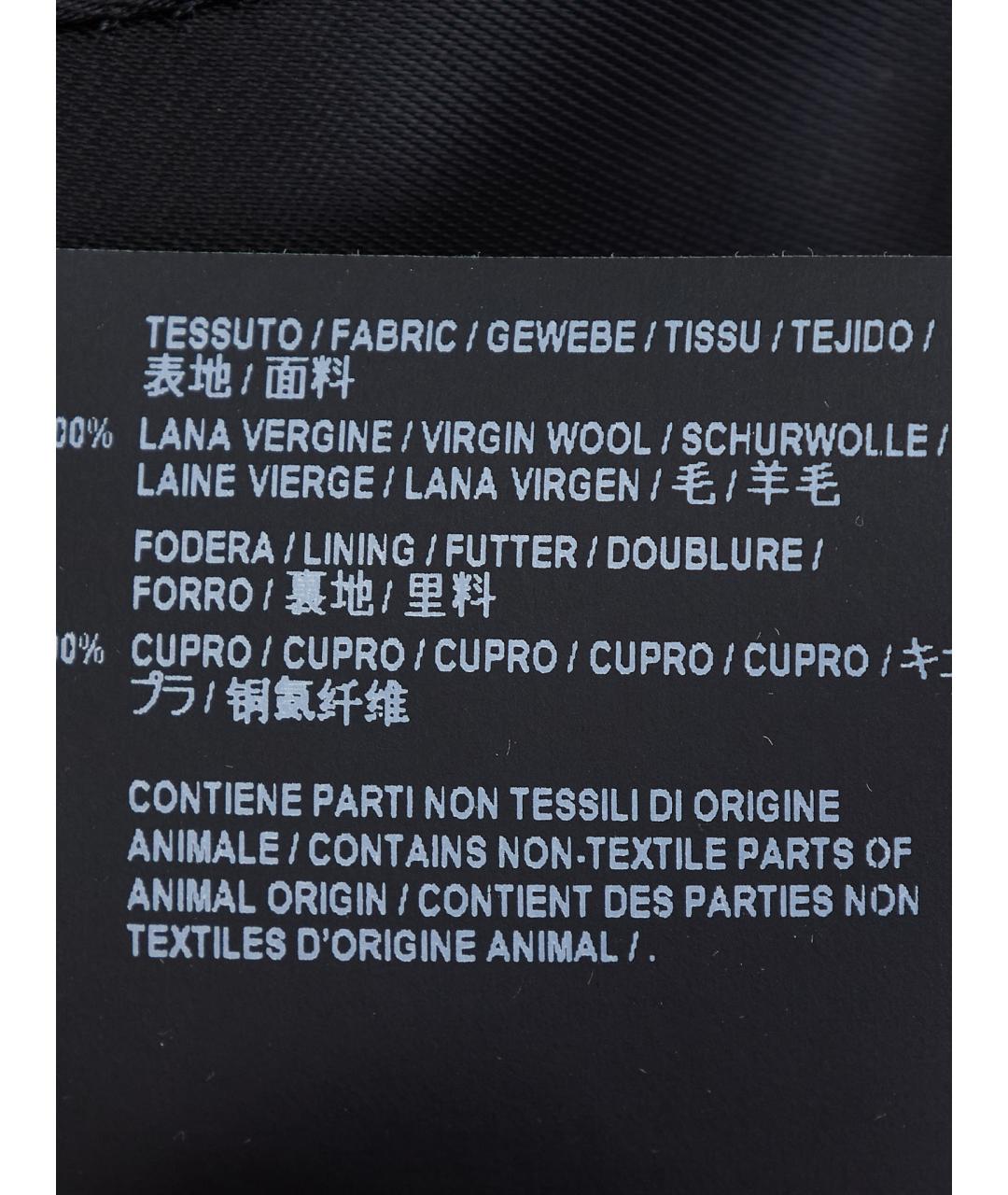BALENCIAGA Черный шерстяной жакет/пиджак, фото 8