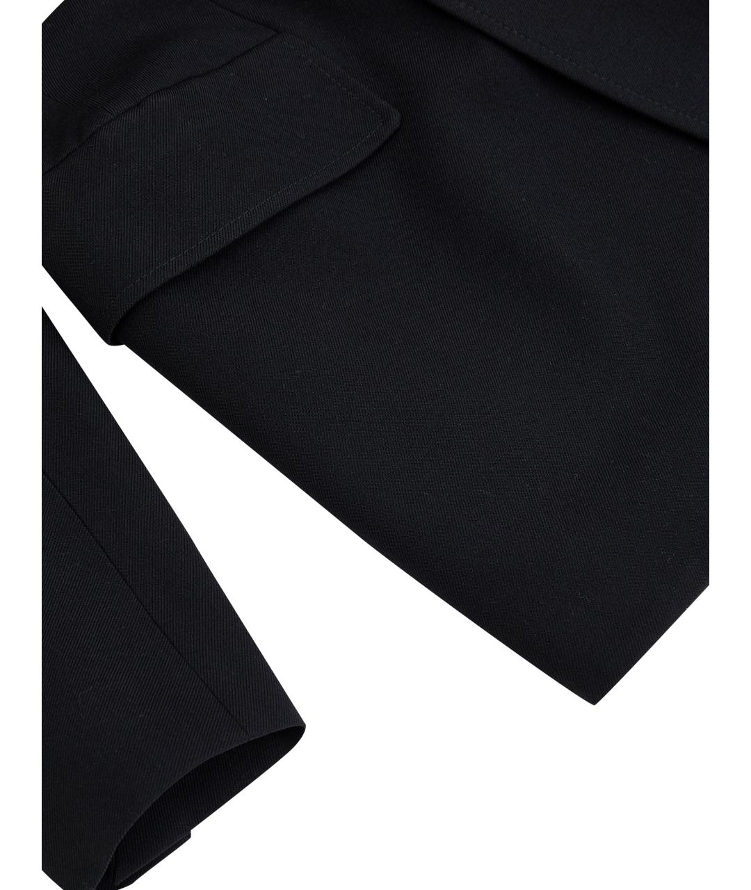 BALENCIAGA Черный шерстяной жакет/пиджак, фото 10