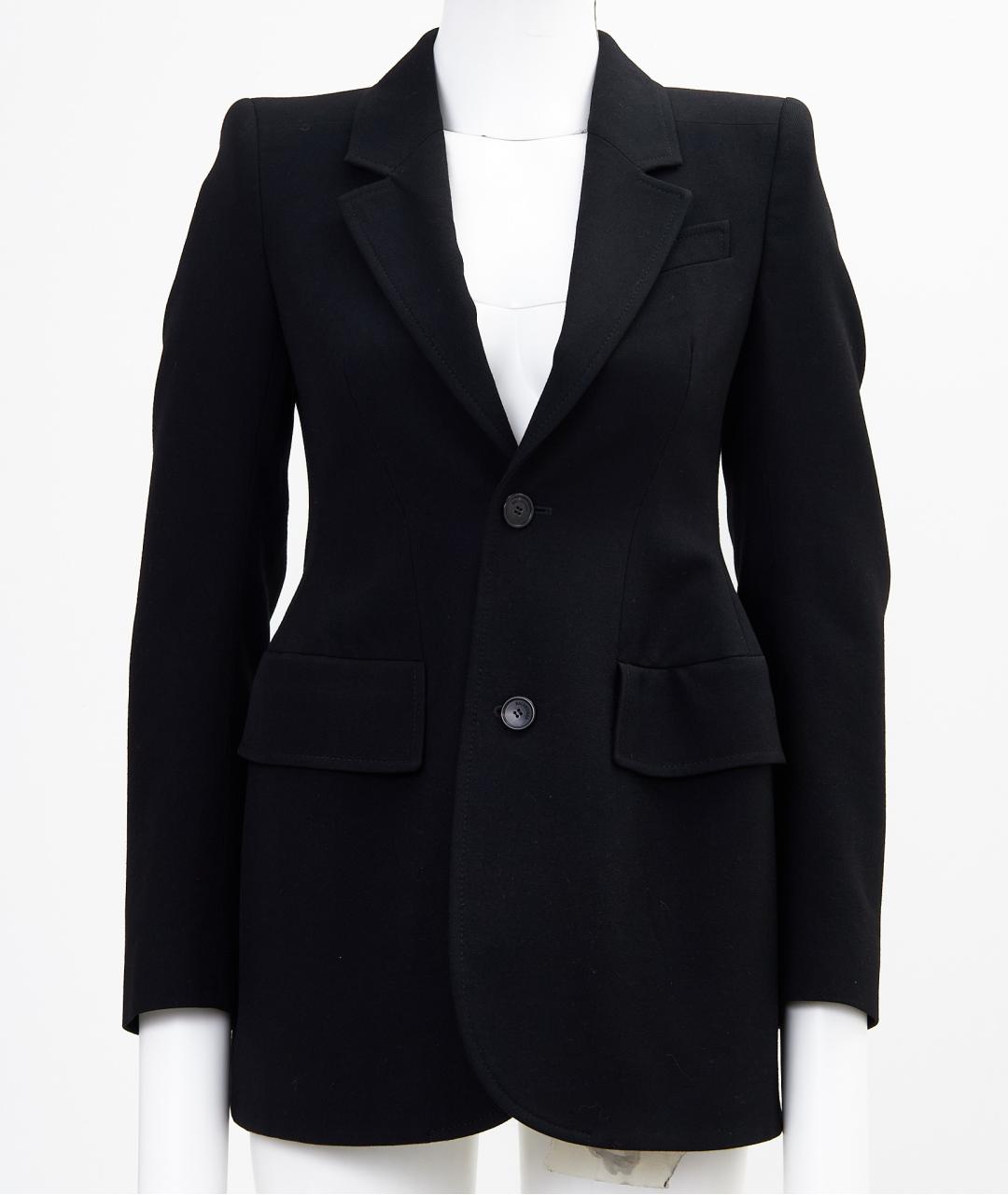 BALENCIAGA Черный шерстяной жакет/пиджак, фото 7