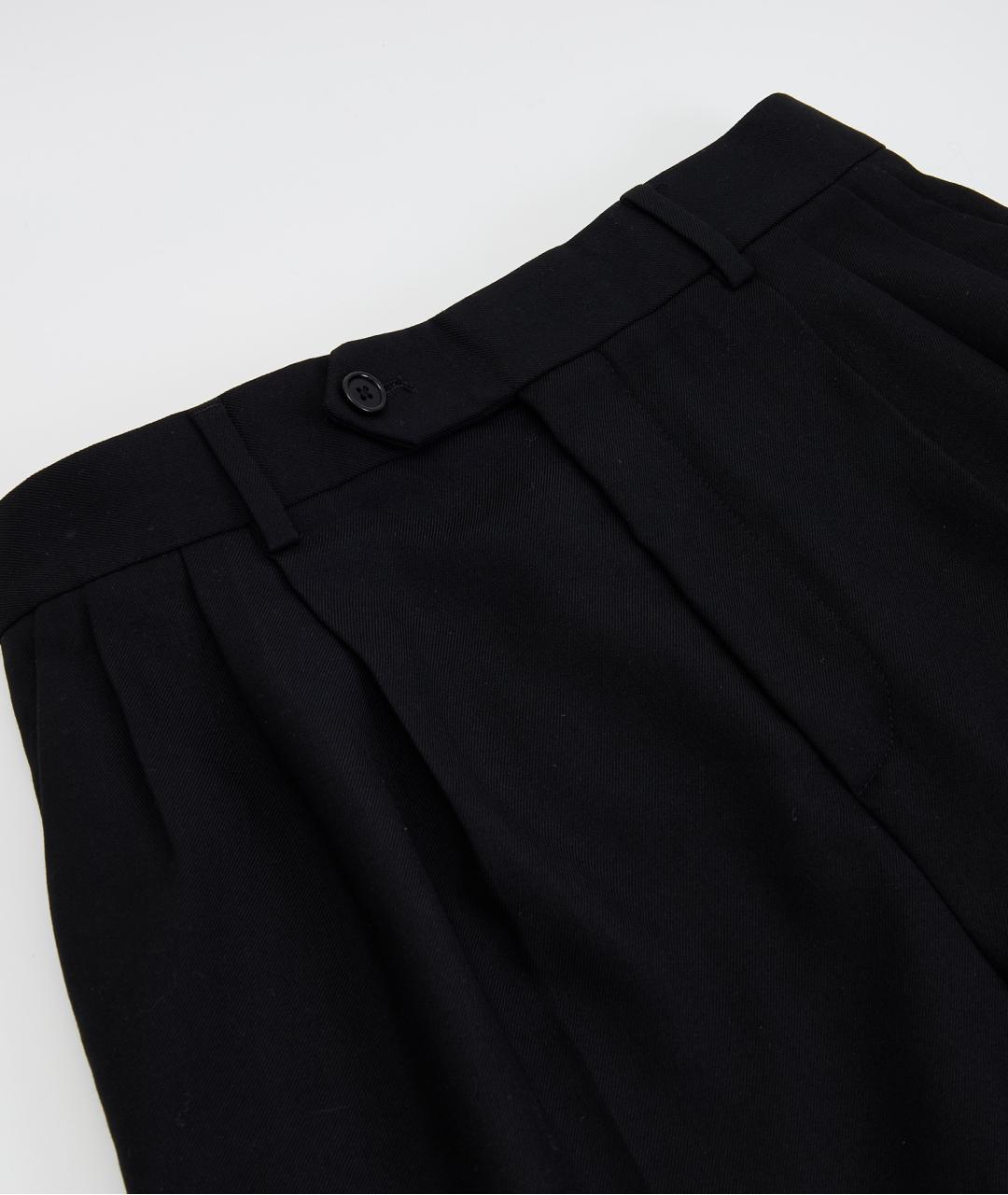 CELINE Черные шерстяные шорты, фото 3