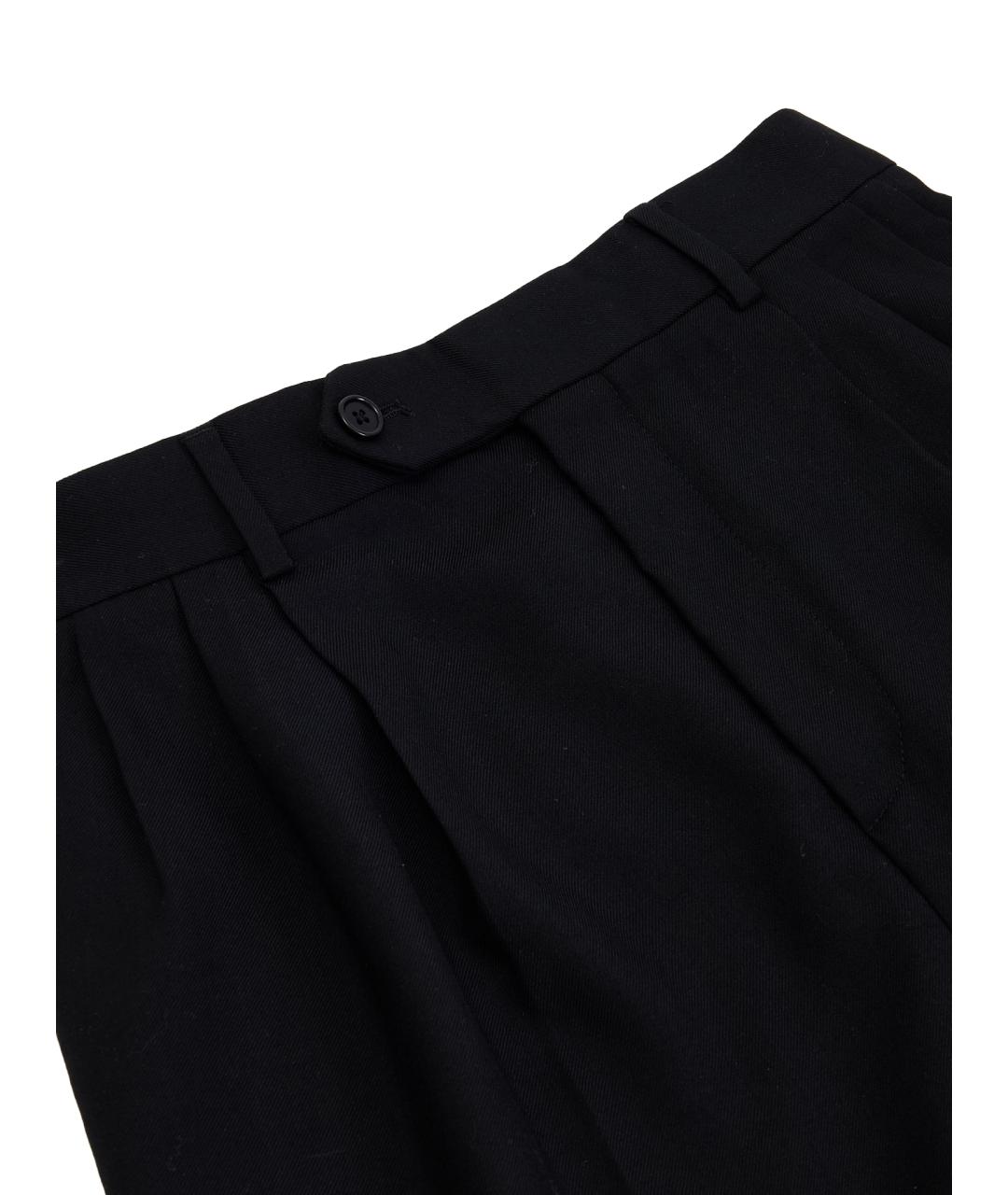 CELINE Черные шерстяные шорты, фото 9