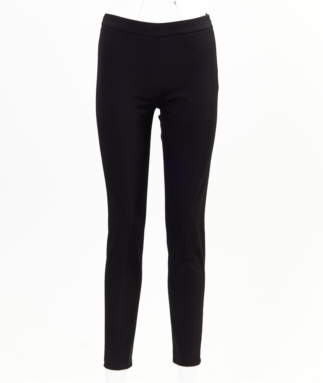 PRADA Черные полиэстеровые брюки узкие, фото 1