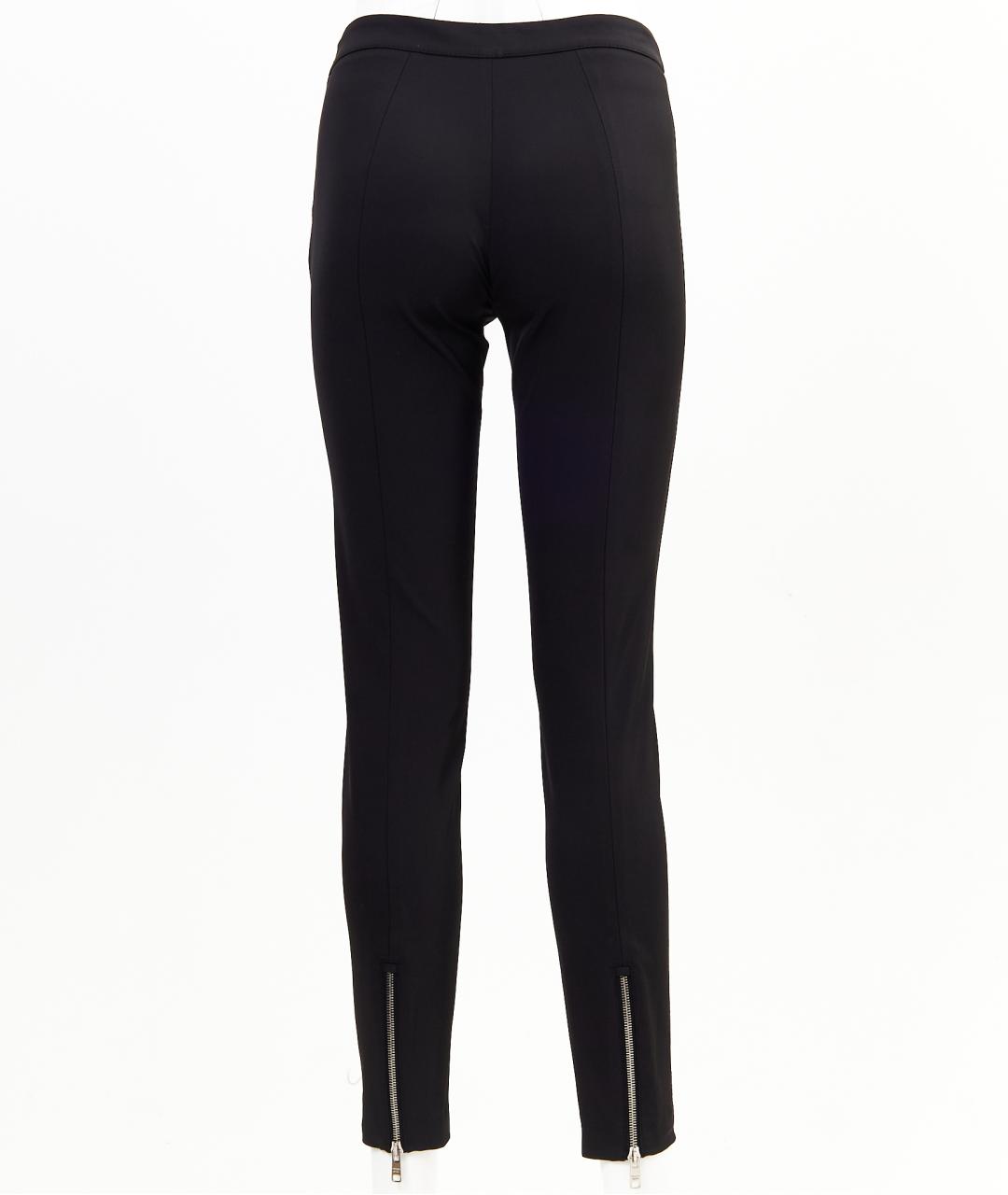 PRADA Черные полиэстеровые брюки узкие, фото 2