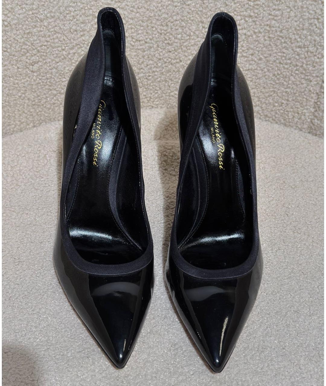 GIANVITO ROSSI Черные туфли из лакированной кожи, фото 2