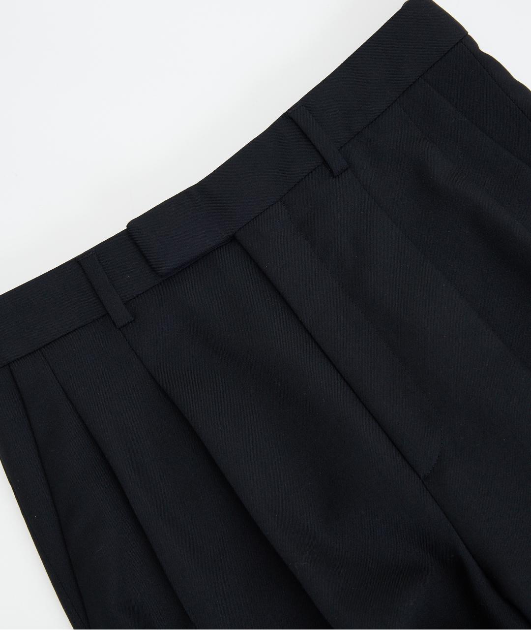 CELINE Черные шерстяные прямые брюки, фото 3