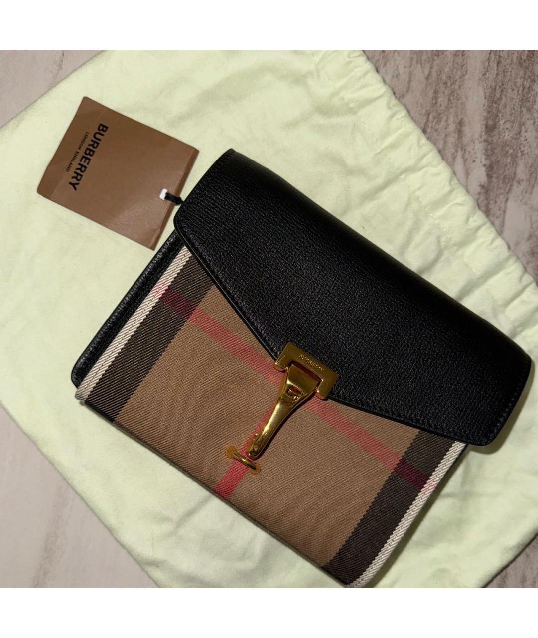 BURBERRY Мульти кожаная сумка с короткими ручками, фото 2