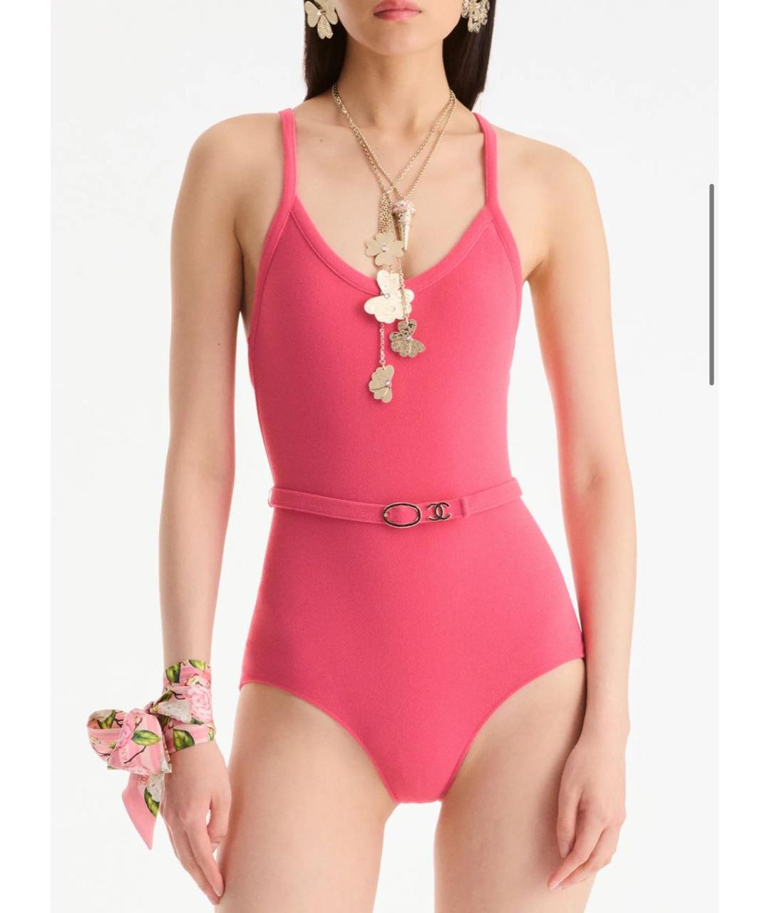 CHANEL Коралловый купальник, фото 4