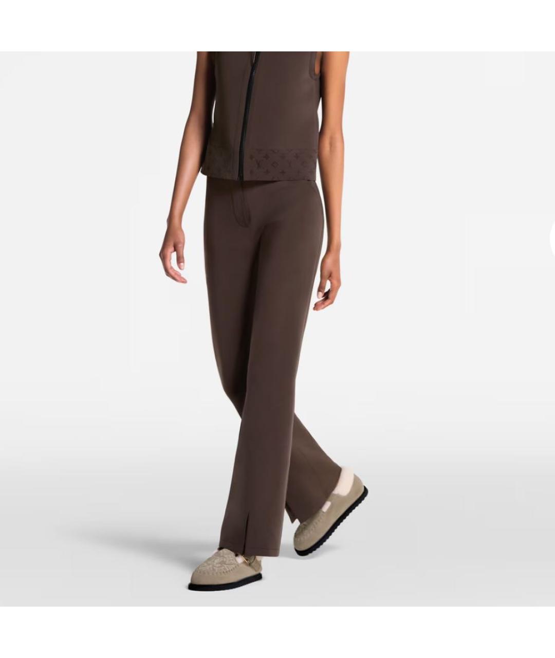 LOUIS VUITTON Бежевые замшевые лоферы, фото 4