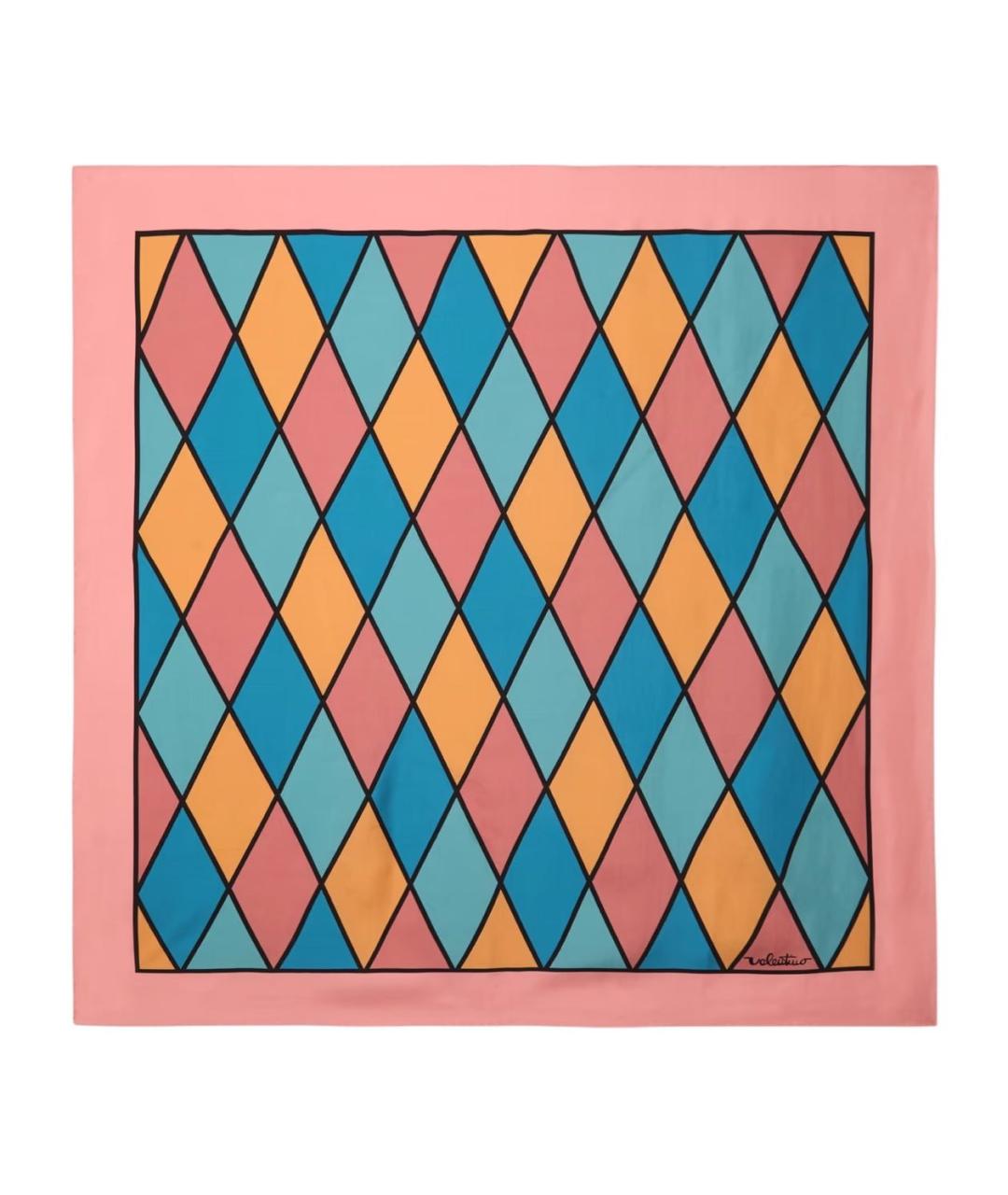 VALENTINO Мульти шелковый платок, фото 1
