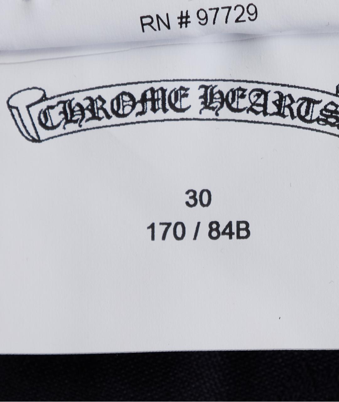 CHROME HEARTS Бежевые хлопковые прямые брюки, фото 7