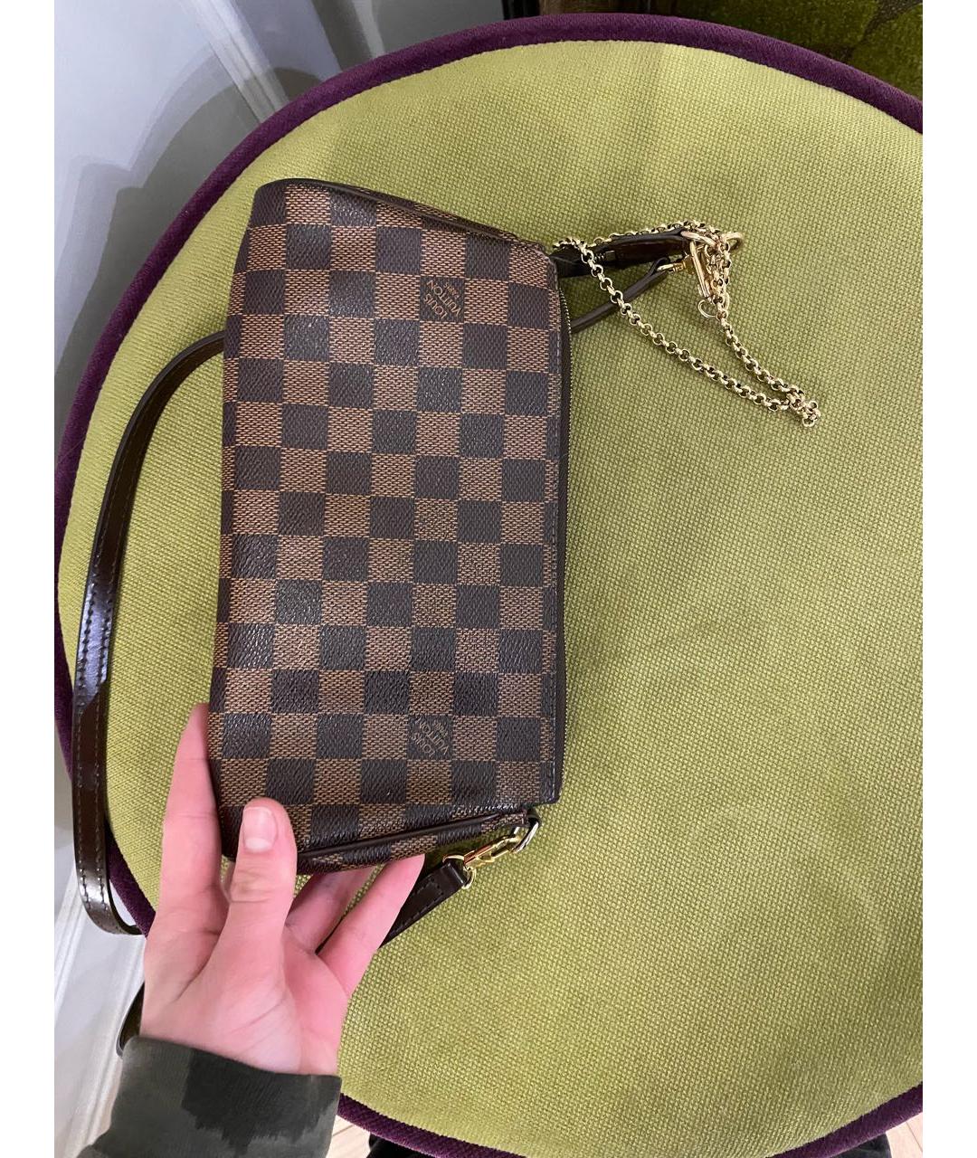 LOUIS VUITTON Коричневая сумка через плечо, фото 3