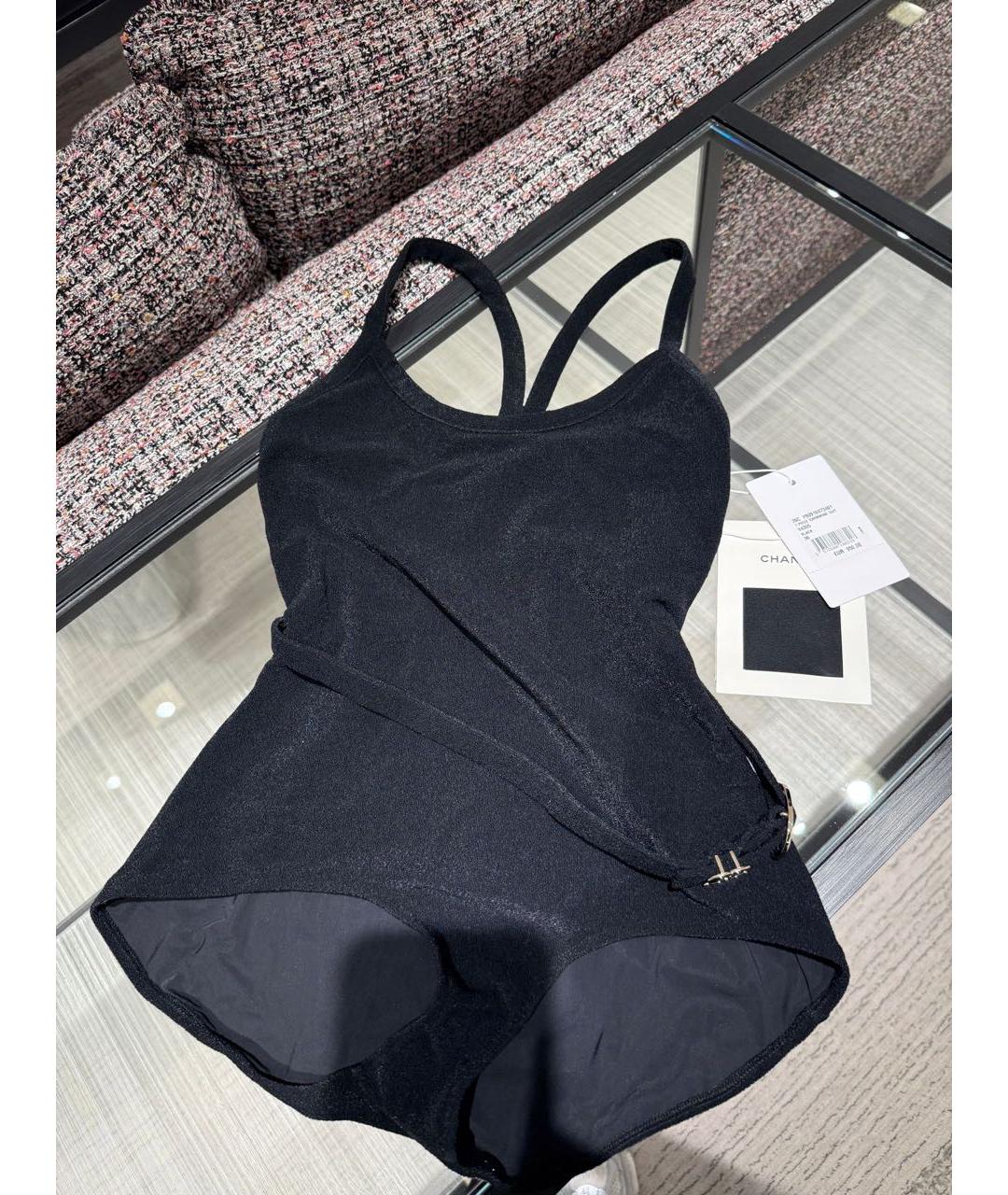CHANEL Черный купальник, фото 5