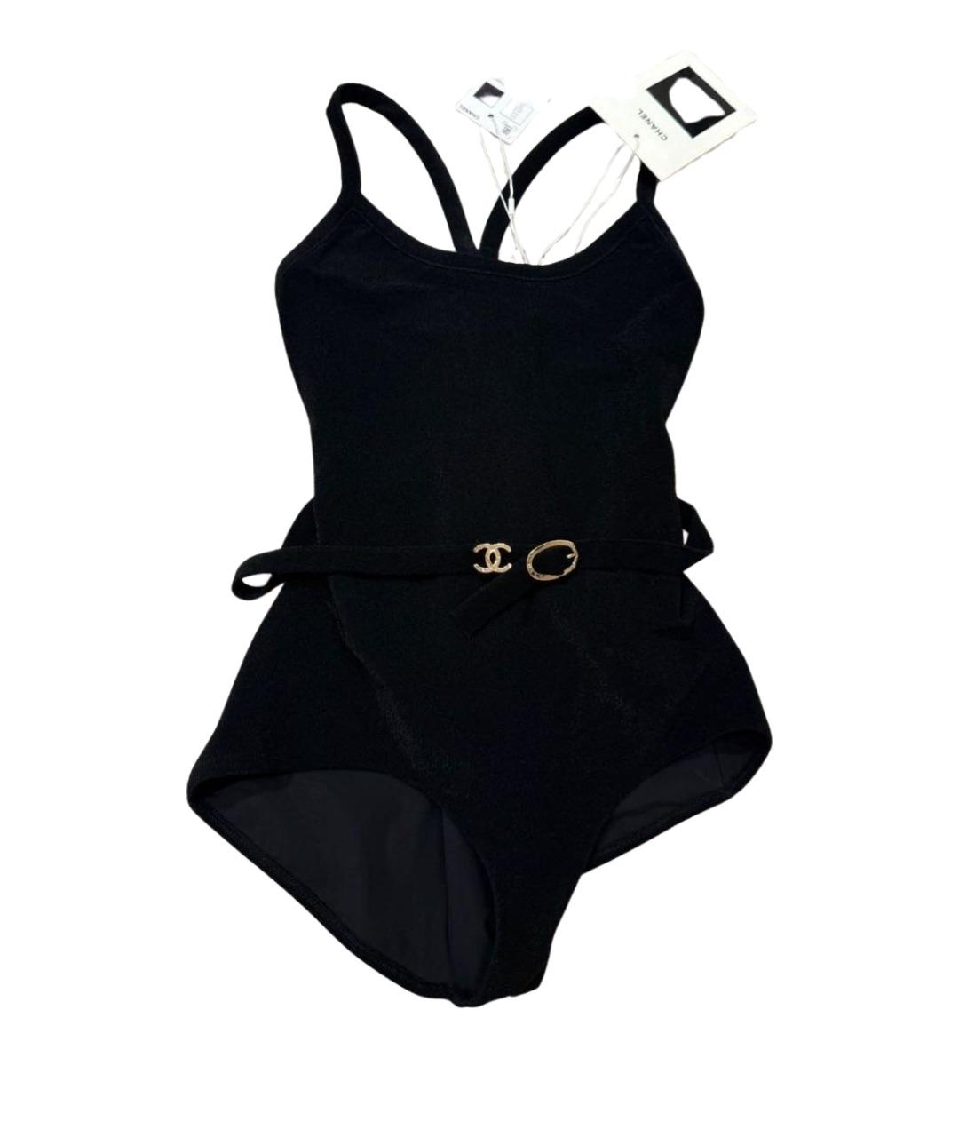 CHANEL Черный купальник, фото 1