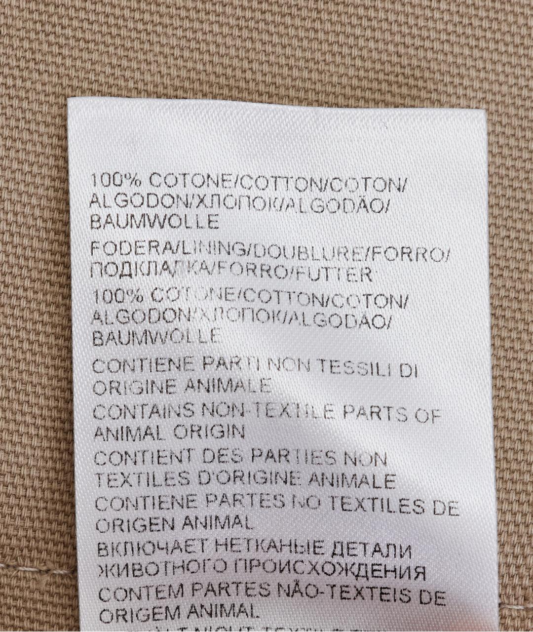 BOTTEGA VENETA Бежевые хлопковые прямые брюки, фото 7