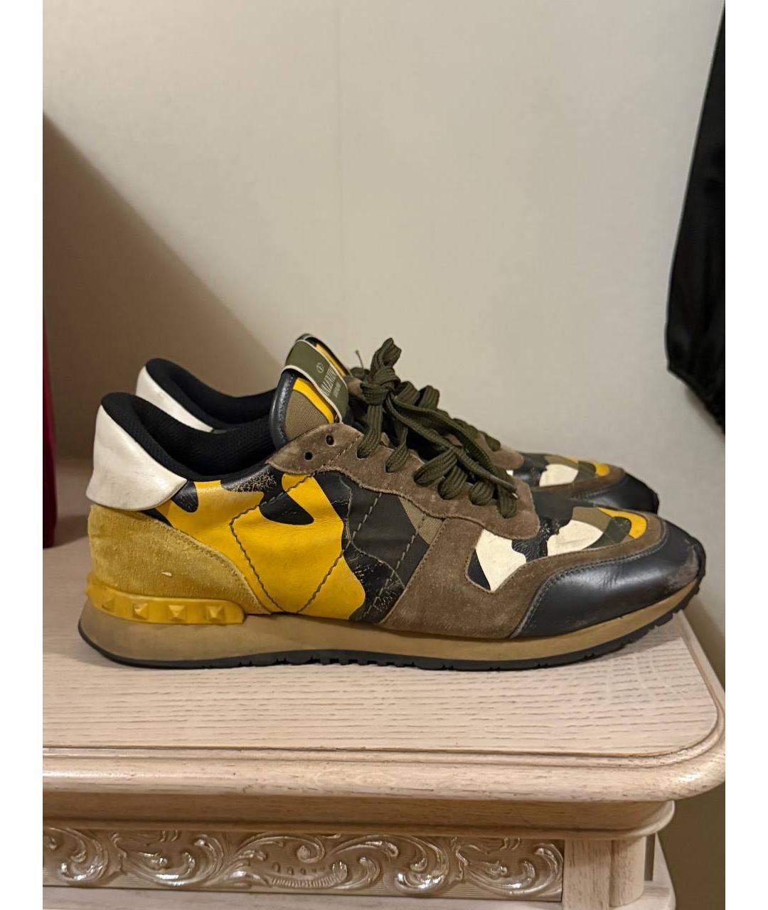 VALENTINO Мульти низкие кроссовки / кеды, фото 5